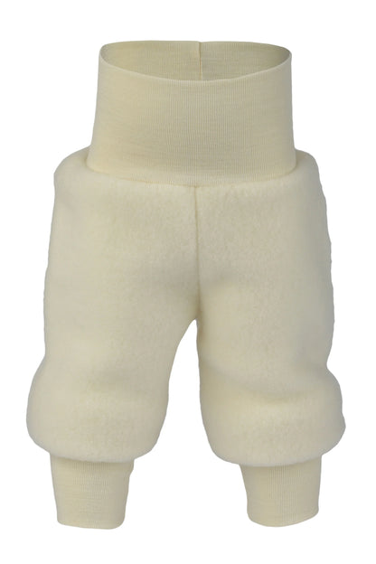 Merino wol fleece broekje - 100% wol - Nature/Wit - Engel Natur