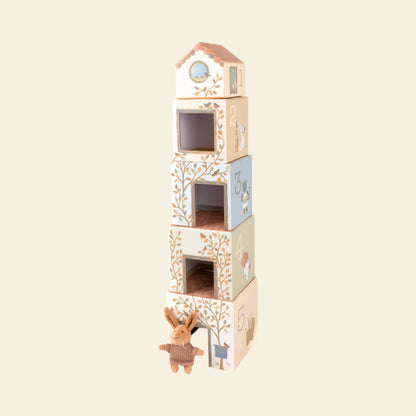 Lenny the rabbit cube house - Cardboard - 3+ years - Egmont Toys