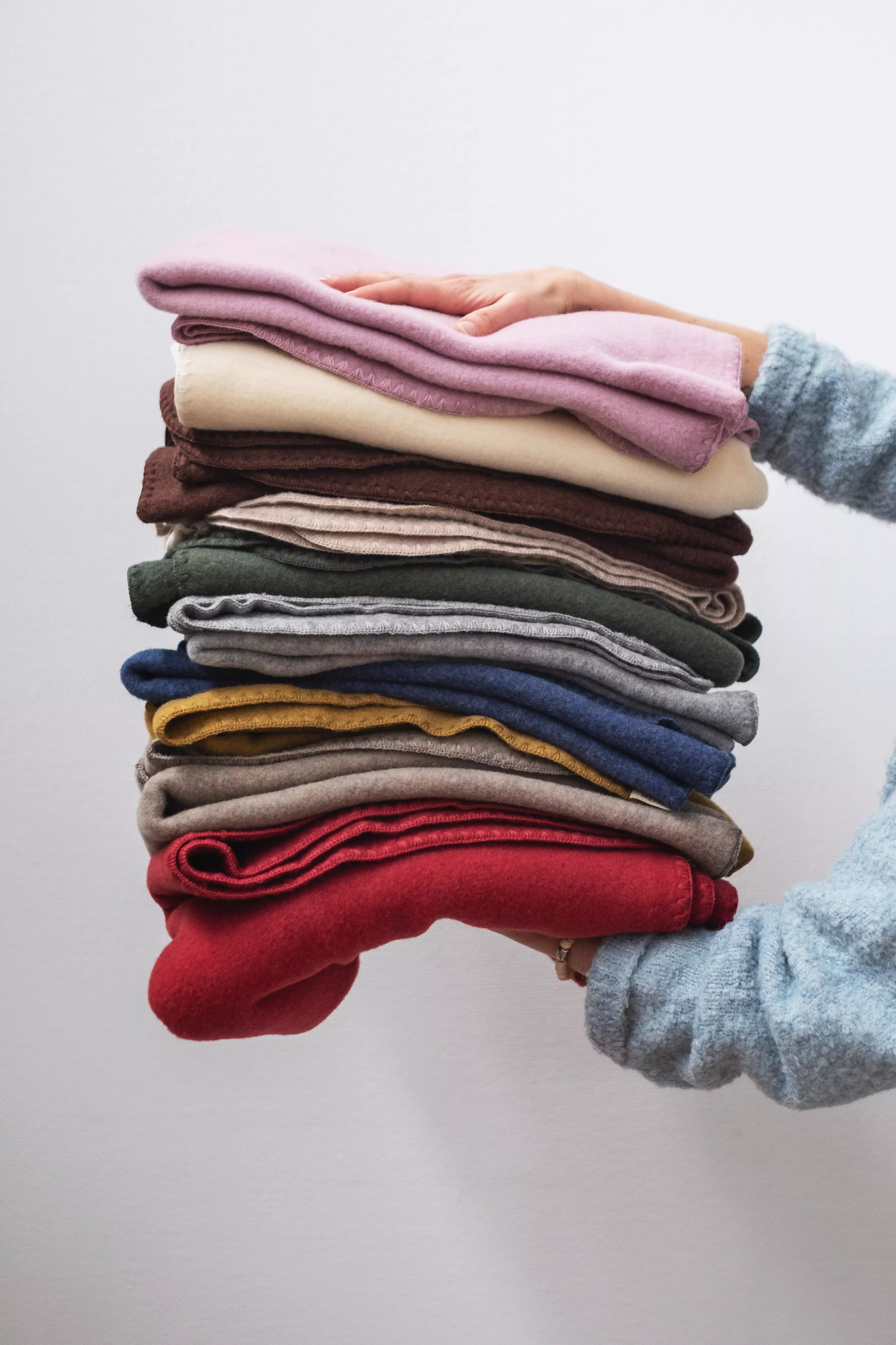 Baby Blanket Wool Fleece - Babydeken met festonsteek - Engel Natur