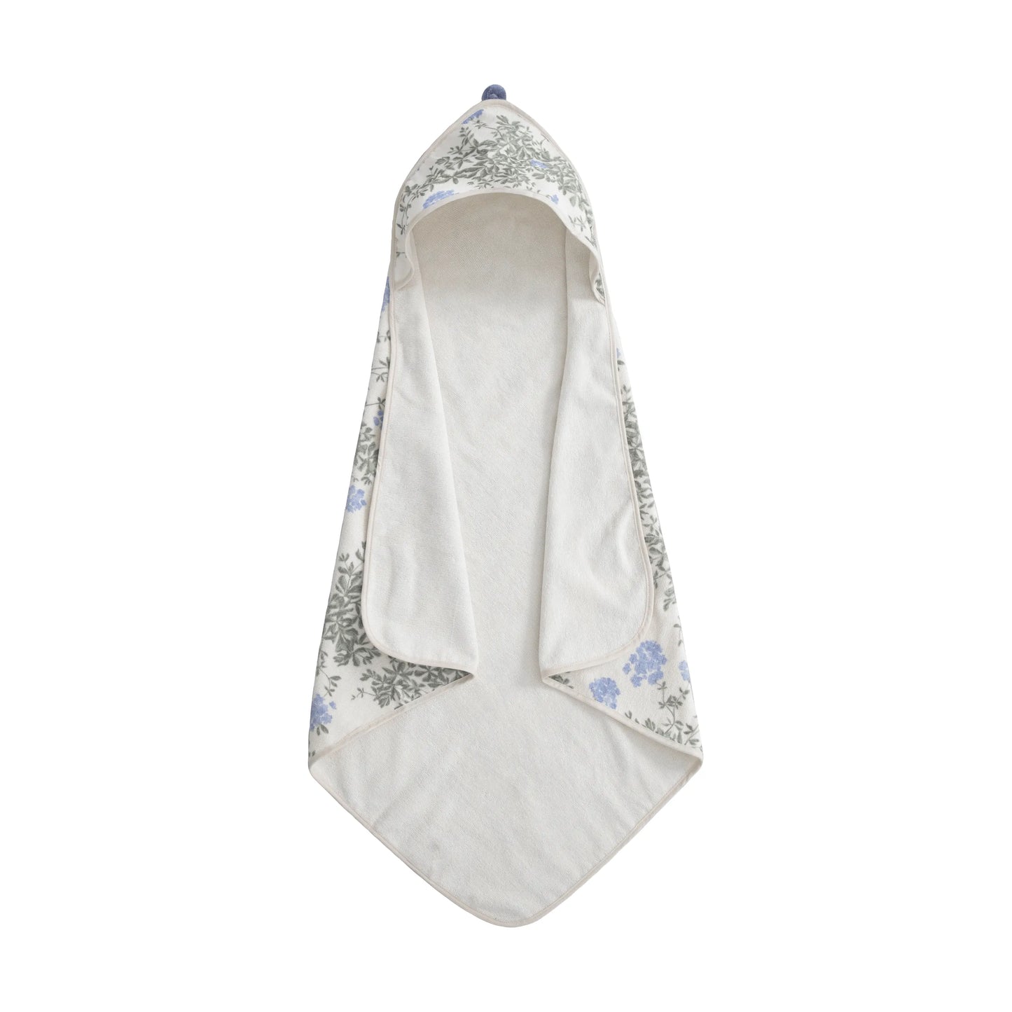 Badcape Plumbago met capuchon - Biologisch katoen - 80 x 80 cm - Garbo&Friends