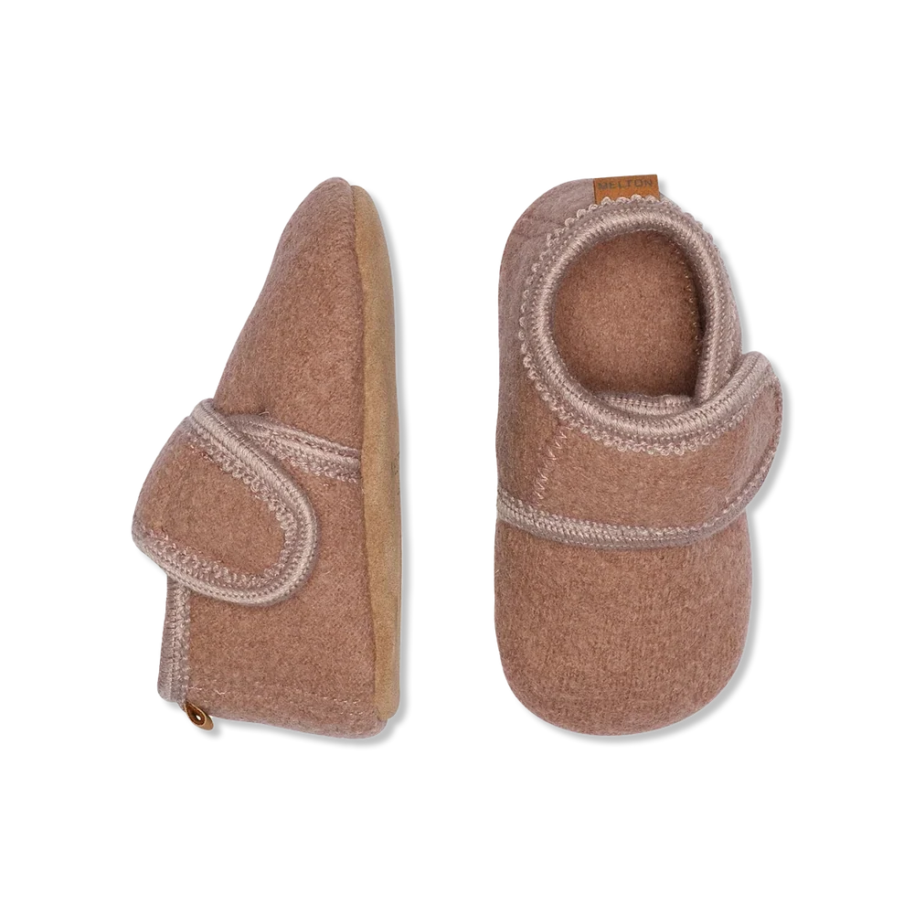 Wollene Hausschuhe - Classic Wool Slippers - Hausschuh - Fawn - MELTON