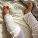 Pointelle legging - Wol & zijde - Joha
