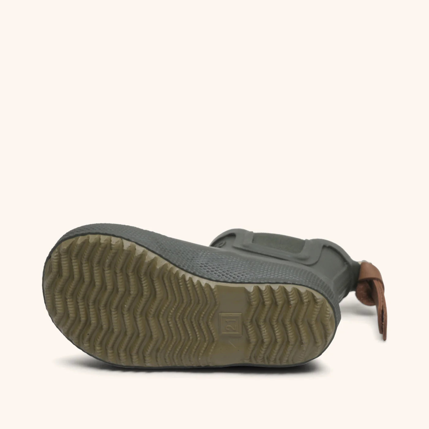 Natuurrubber regenlaars - Laag model - Olive/donkergroen - Bisgaard