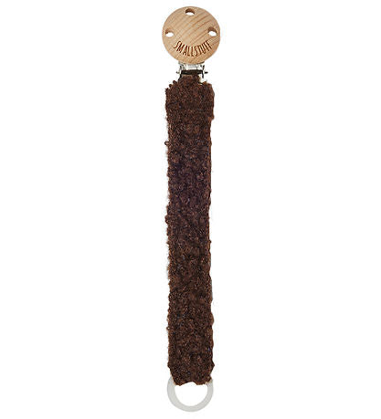Speenkoord bouclé - Merino wol - Brown - SmallStuff - productfoto