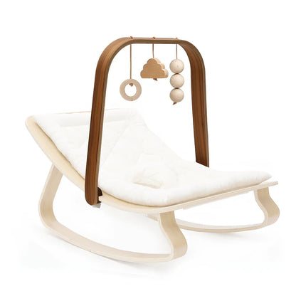 LEVO Awakening Arch - Wooden Play Arch - Baby Gym for the LEVO Rocker - Charlie Crane