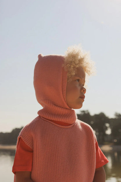 Balaclava - 100% extra fine Italiaanse merino wol - HVID
