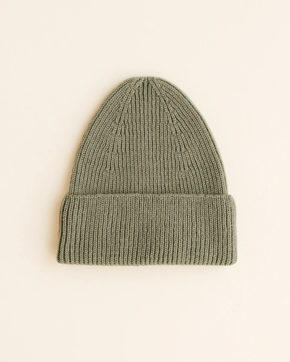 Beanie Fonzie Kids - 100% extra fine Italiaanse merino wol - HVID
