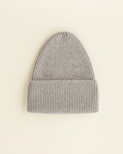 Knitted beanie - Fonzie newborn - Merino wool - HVID