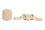 Basket Rita the Rabbit - Opbergmand konijn - Naturel - Ø 25 × 30 cm - Lorena Canals - productfoto - afbeelding 7