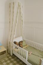 Gebreide deken Vichy Tiles - Toffee, Matcha & Ivory - 100% katoen - Lorena Canals - productfoto - afbeelding 3