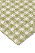 Gebreide deken Vichy Tiles - Toffee, Matcha & Ivory - 100% katoen - Lorena Canals - productfoto - afbeelding 4