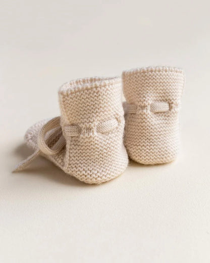 Booties - Baby Slippers - Merino Wool - HVID