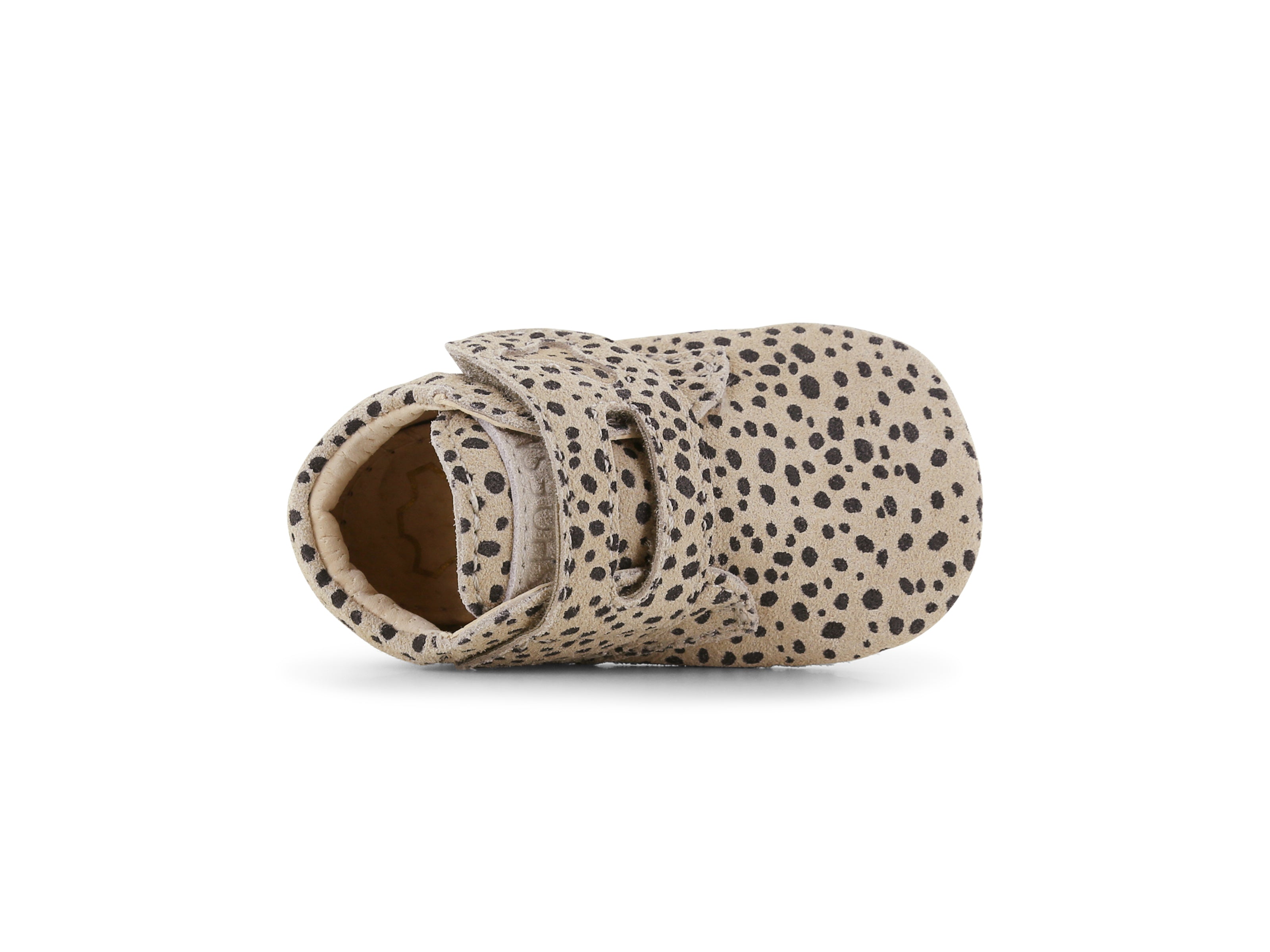 Suède babyschoentjes Baby-Proof® Beige Dots - ExtremeFlex® - Shoesme