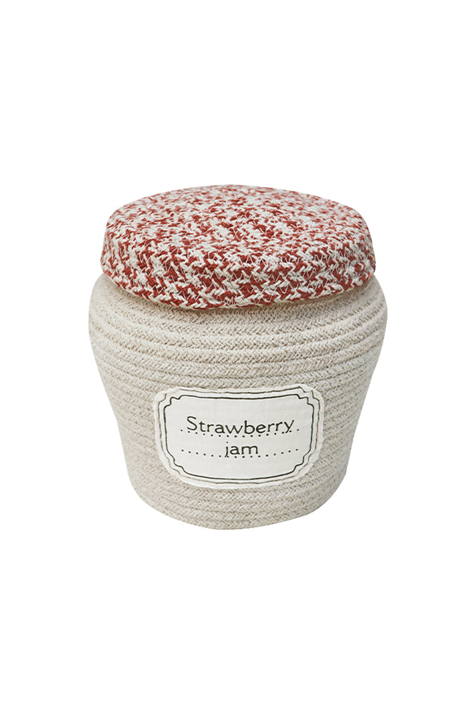 Basket Jam Jar - Opbergmand jampot - Naturel - Ø 20 × 23 cm - Lorena Canals - productfoto