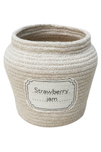 Basket Jam Jar - Opbergmand jampot - Naturel - Ø 20 × 23 cm - Lorena Canals - productfoto - afbeelding 2