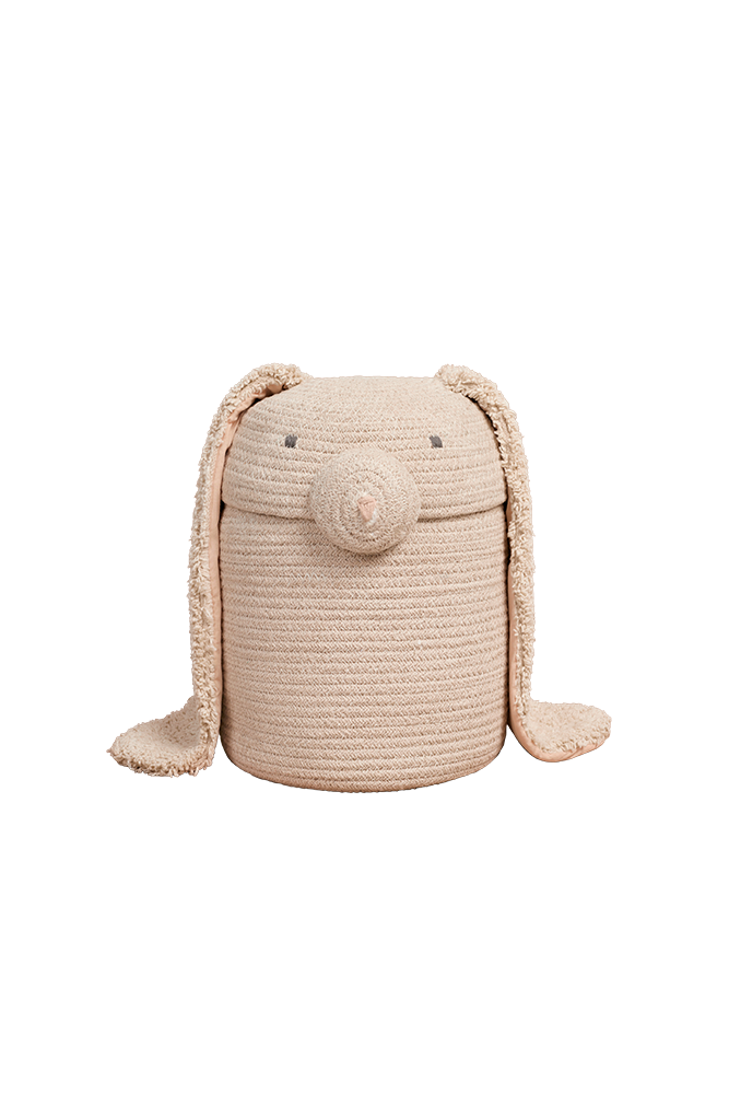 Basket Rita the Rabbit - Opbergmand konijn - Naturel - Ø 25 × 30 cm - Lorena Canals - productfoto - afbeelding 3