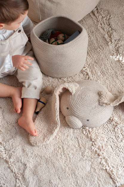 Basket Rita the Rabbit – Opbergmand konijn – Naturel – Ø 25 × 30 cm – Lorena Canals