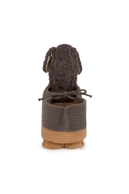 Basket Sparky – Opbergmand Teckel – Brown – 59 × 16 × 23 cm – Lorena Canals