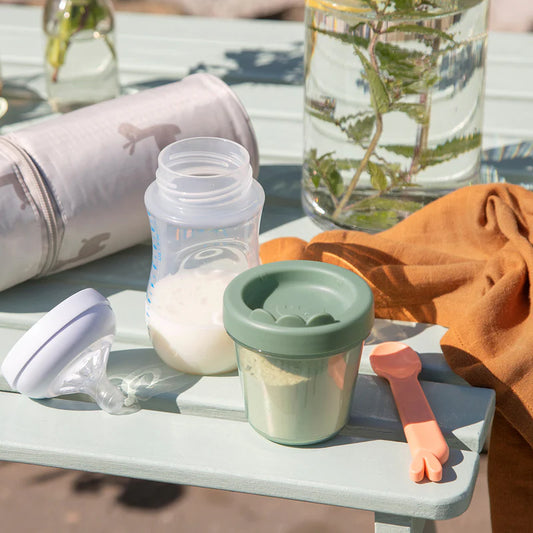 Baby food container - Baby food container 3-pack - Croco - Green - Done by Deer