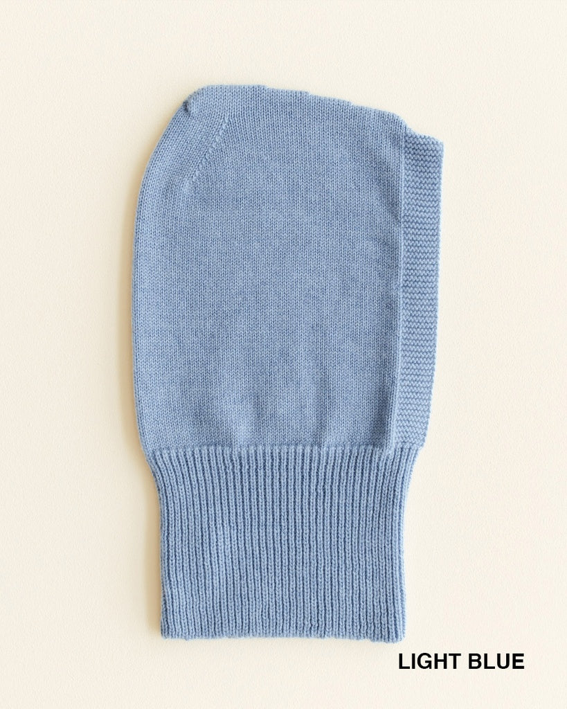 Balaclava Eddy - 100% extra fine Italiaanse merino wol - HVID