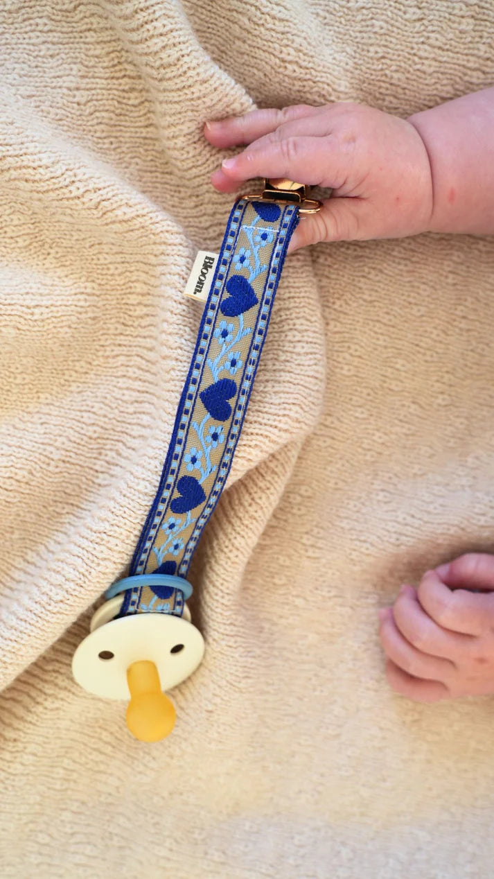 Speenkoord Dublin - Handgemaakt - Baby Bloom Clips - productfoto