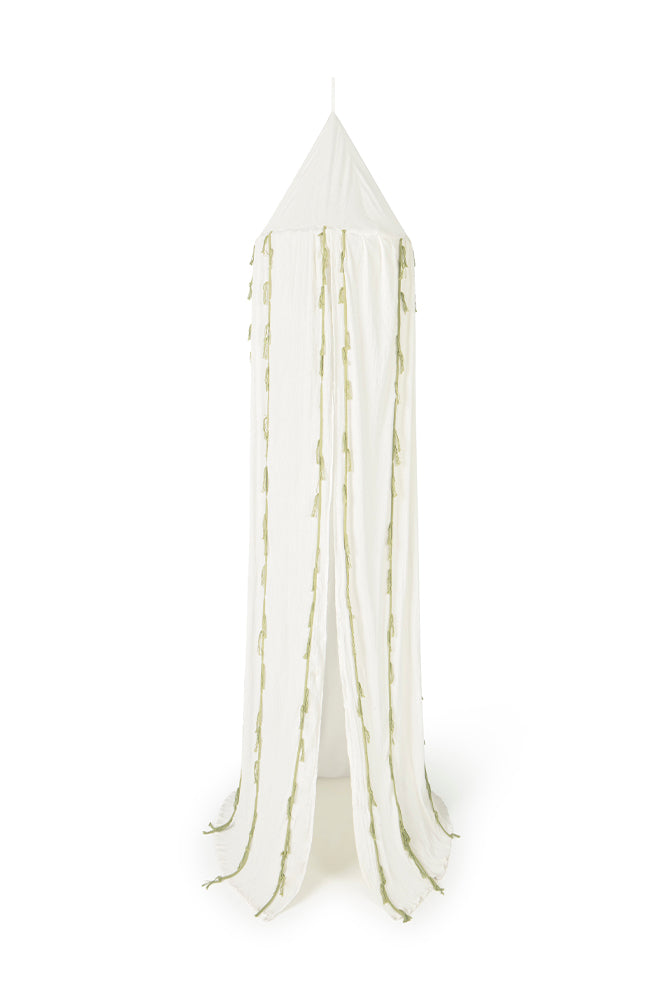 Canopy Crepe Swan - Ivory - Katoenen bedhemeltje - Lorena Canals - productfoto - afbeelding 5