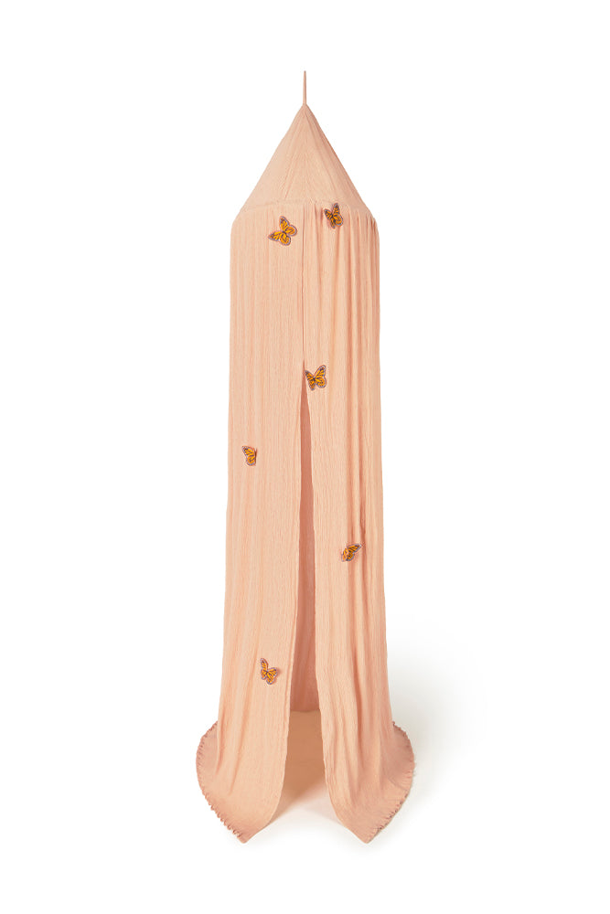 Canopy Crepe Swan - Rose - Katoenen bedhemeltje - Lorena Canals - productfoto - afbeelding 4