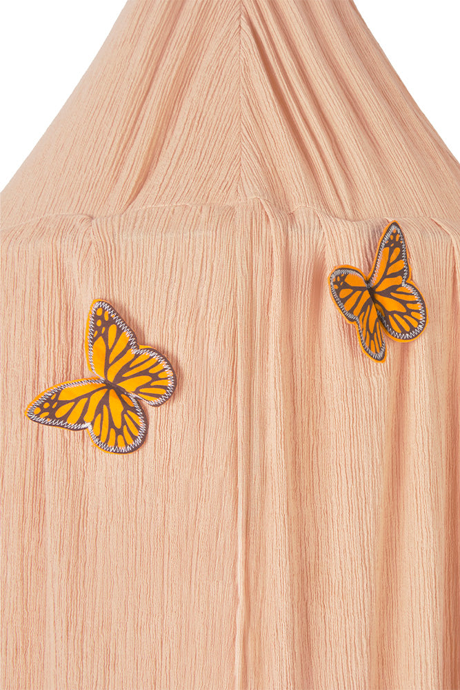 Canopy Crepe Swan - Rose - Katoenen bedhemeltje - Lorena Canals - productfoto - afbeelding 2