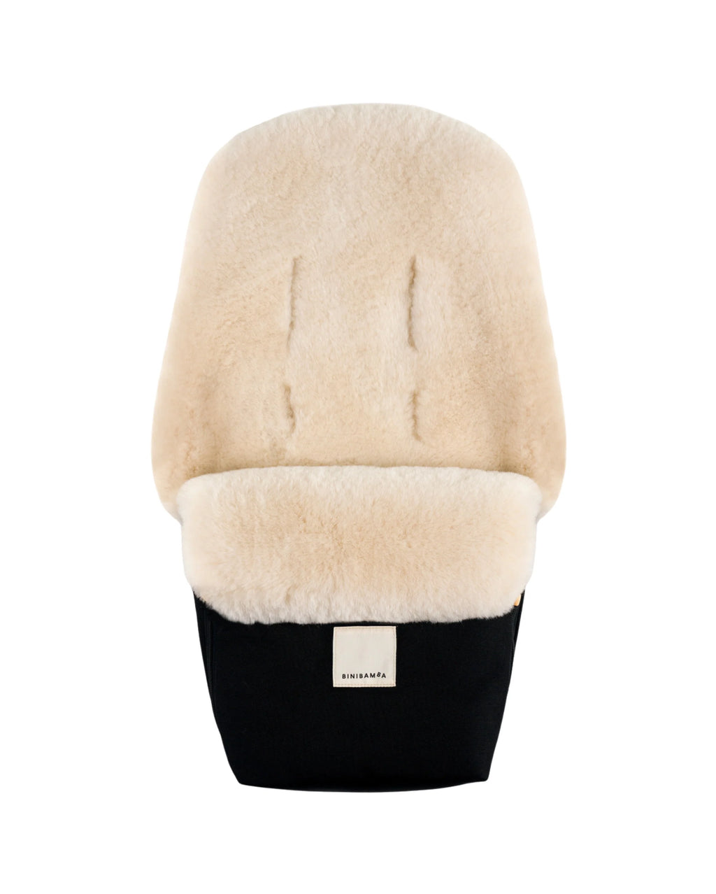 Milk Minipuff – Chancelière en peau de mouton mérinos pour nacelle & Stokke YOYO – BINIBAMBA