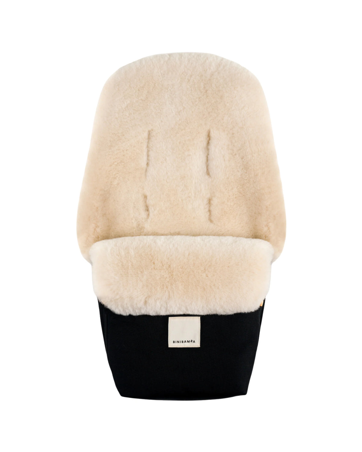 Milk Minipuff – Chancelière en peau de mouton mérinos pour nacelle & Stokke YOYO – BINIBAMBA