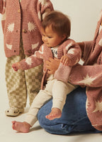 Moon Star Cardigan Russet – 100% Organic Cotton – Claude & Co