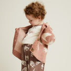 Moon Star Cardigan Russet – 100% Organic Cotton – Claude & Co