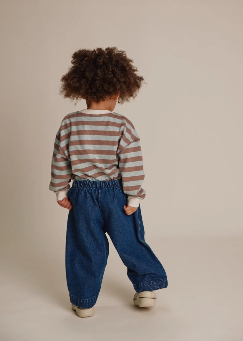 Emerson Wave Denim Trouser – Baggy broekje – 100% biologisch katoen/denim – Claude & Co