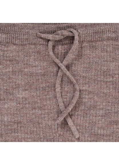 Gestrickte Hose - Merino Classic Rib Leggings - Merinowolle - Nature Melange - Copenhagen Colors
