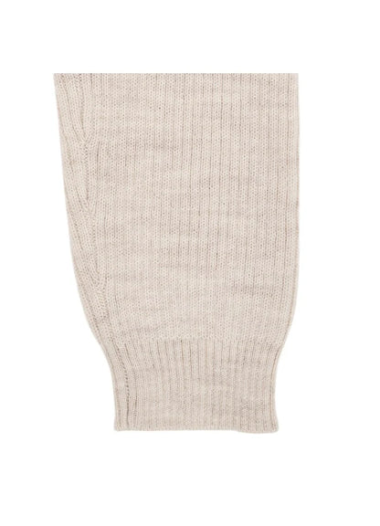 Knitted Baby Leggings - Merino Classic Rib Leggings - Merino Wool - Pale Cream - Copenhagen Colors