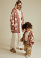 Moon Star Cardigan Russet – 100% Organic Cotton – Claude & Co
