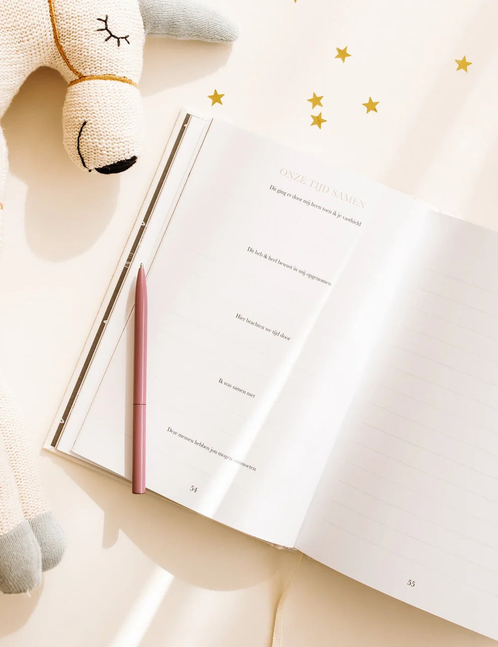 Nu jij hier niet meer bent – Livre du souvenir et carnet pour votre bébé étoile – Birth Lines