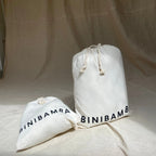 Voetenzak Puffmuff® - Merino schapenvacht - Bruno + Milk - BINIBAMBA