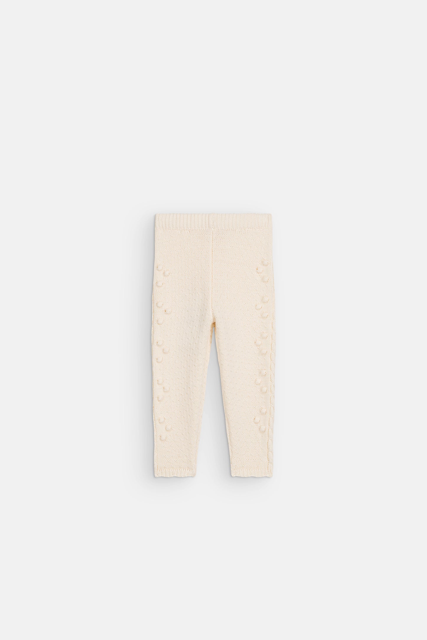 Gebreide babylegging Molda - Katoen - Cream - Louise Misha