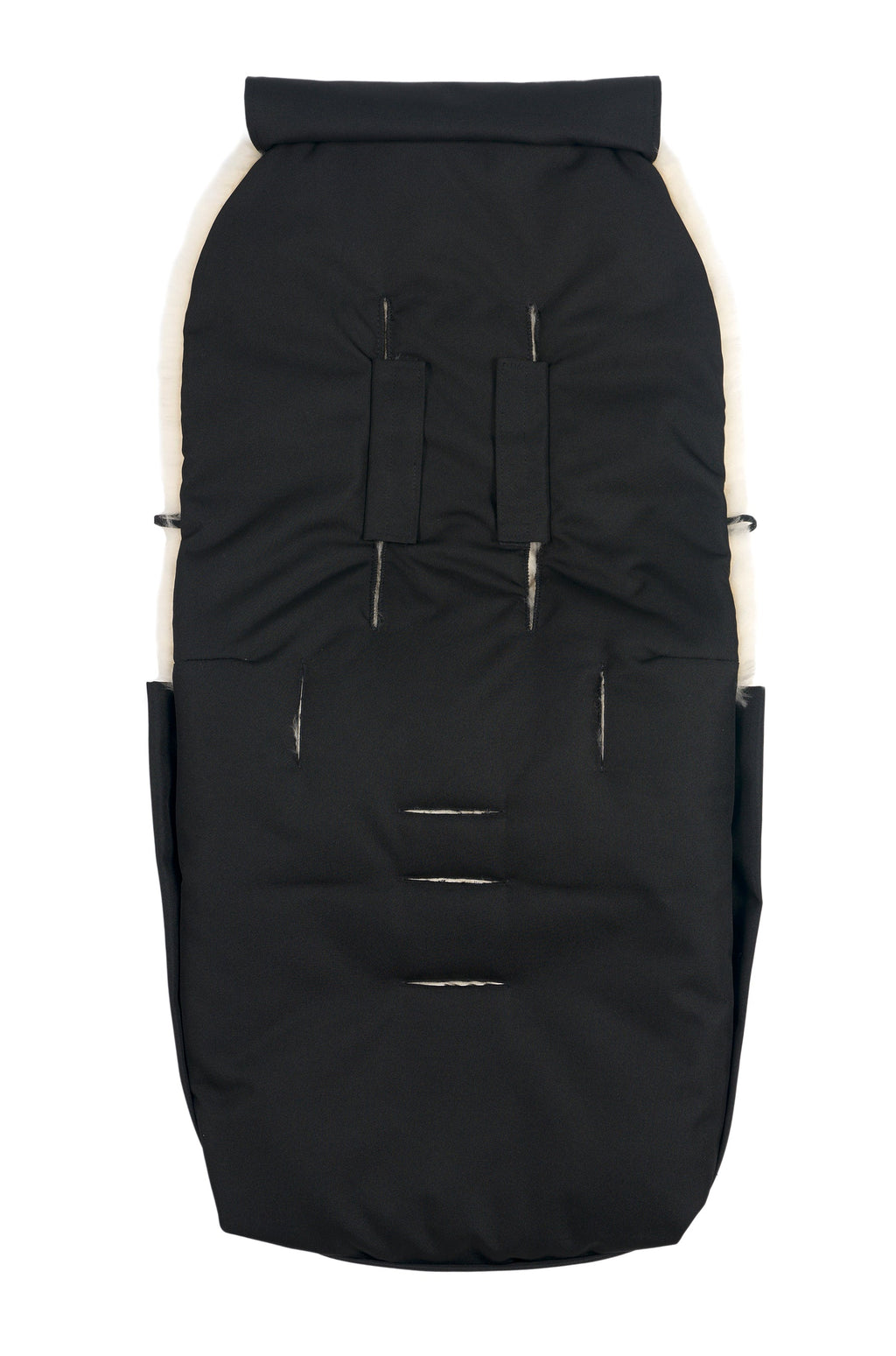 Toast Puffmuff – Luxus-Kinderwagenfußsack aus Merino-Lammfell – BINIBAMBA