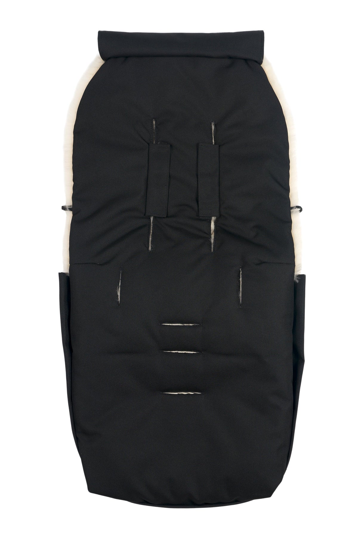 Toast Puffmuff – Luxus-Kinderwagenfußsack aus Merino-Lammfell – BINIBAMBA