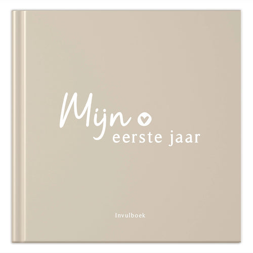 Baby invulboekje - Mijn eerste jaar - Beige - Fyllbooks - productfoto