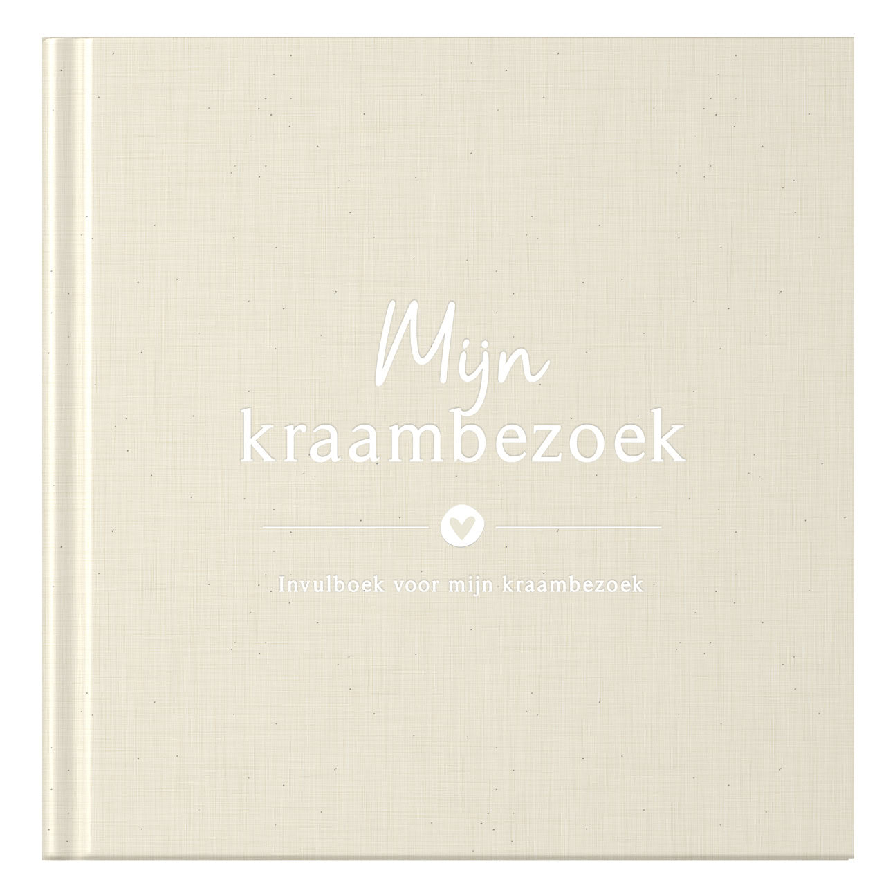 Baby invulboekje - Mijn kraambezoekboek - Linnen Beige - Fyllbooks - productfoto