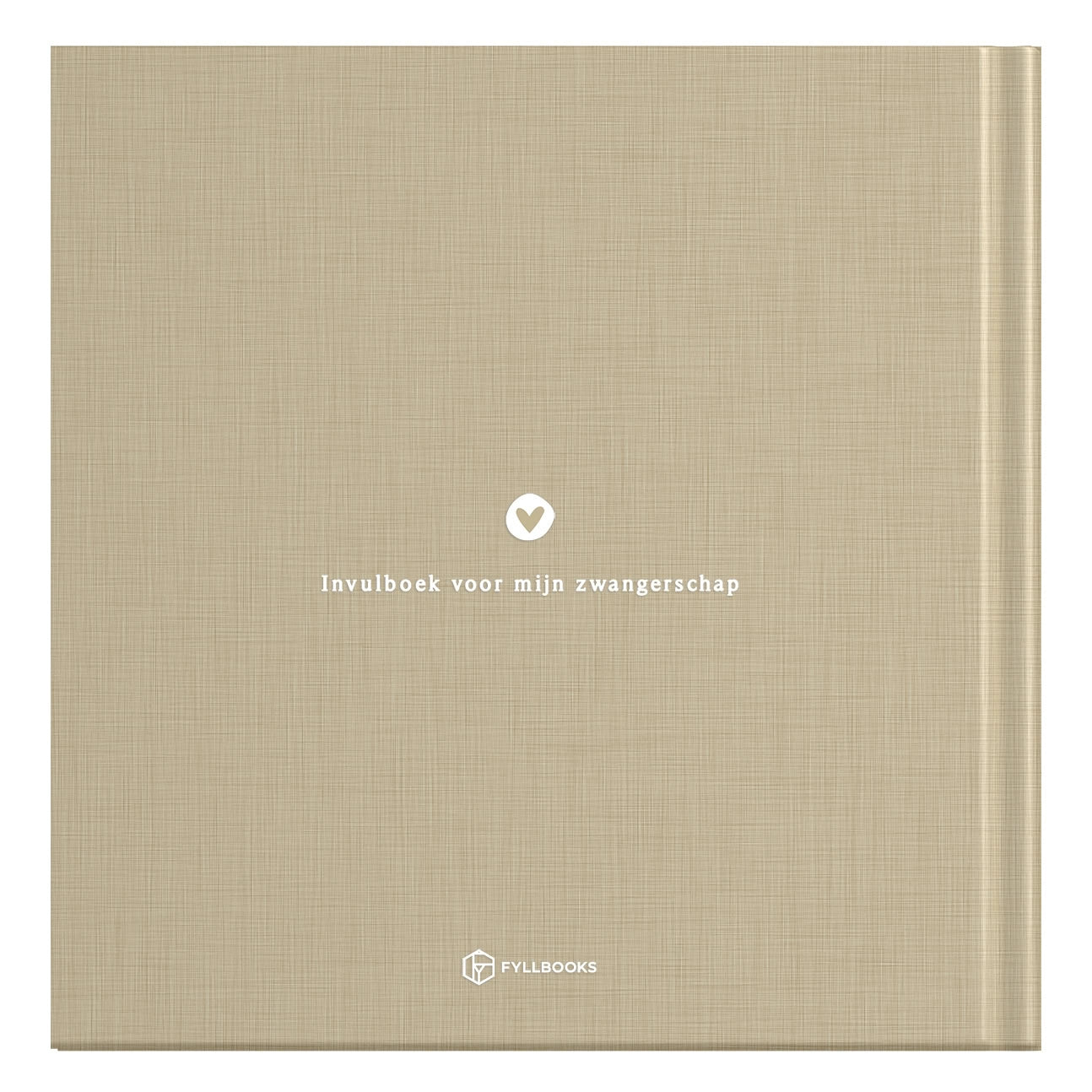 Baby invulboekje - Invulboek Mijn Zwangerschap - Linnen Taupe - Fyllbooks - productfoto - afbeelding 5