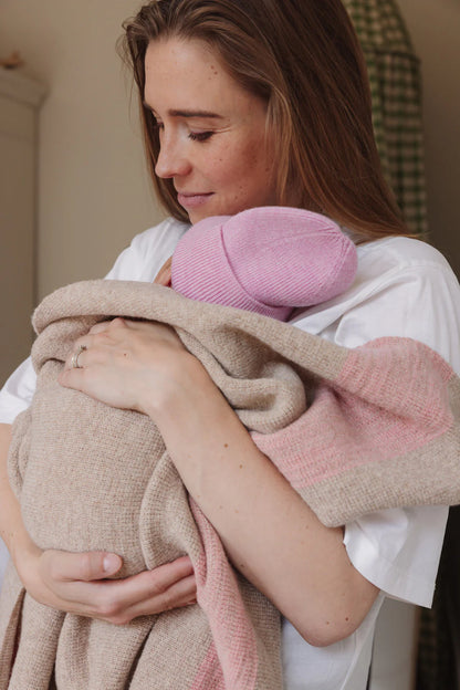 Knitted beanie - Fonzie newborn - Merino wool - HVID