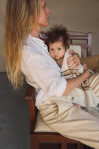 Baby dekentje - Gilbert - Merino wol - HVID - productfoto - afbeelding 3
