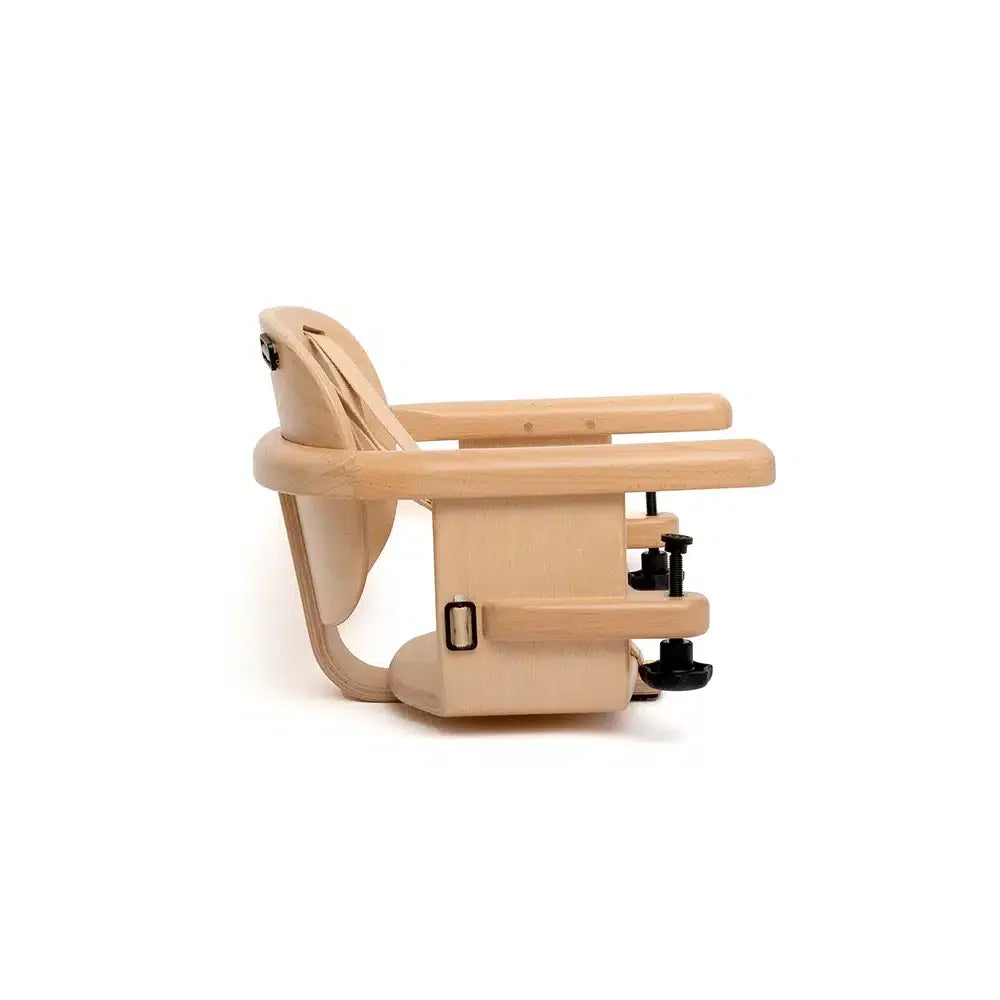 HIKO Baby Table Seat - Wooden High Chair - From 6 Months up to 15 kg - Charlie Crane