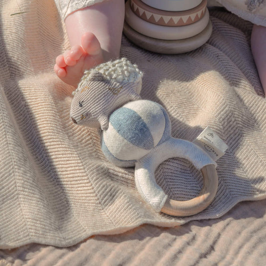 Rattle hedgehog - Henny the Hedgehog - Organic cotton - Baby Bello