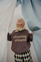 Lori Clowning Around – Knitted Sweater – 100% Organic Cotton – Claude & Co