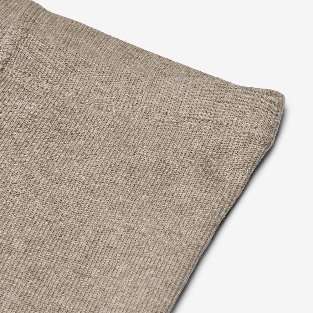 Jules Leggings - Organic Cotton - Gravel Melange - Wheat